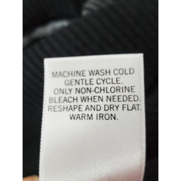 BANANA REPUBLIC Women's Black & Gray Striped Hooded Sweater Sz M - Picture 11 of 11